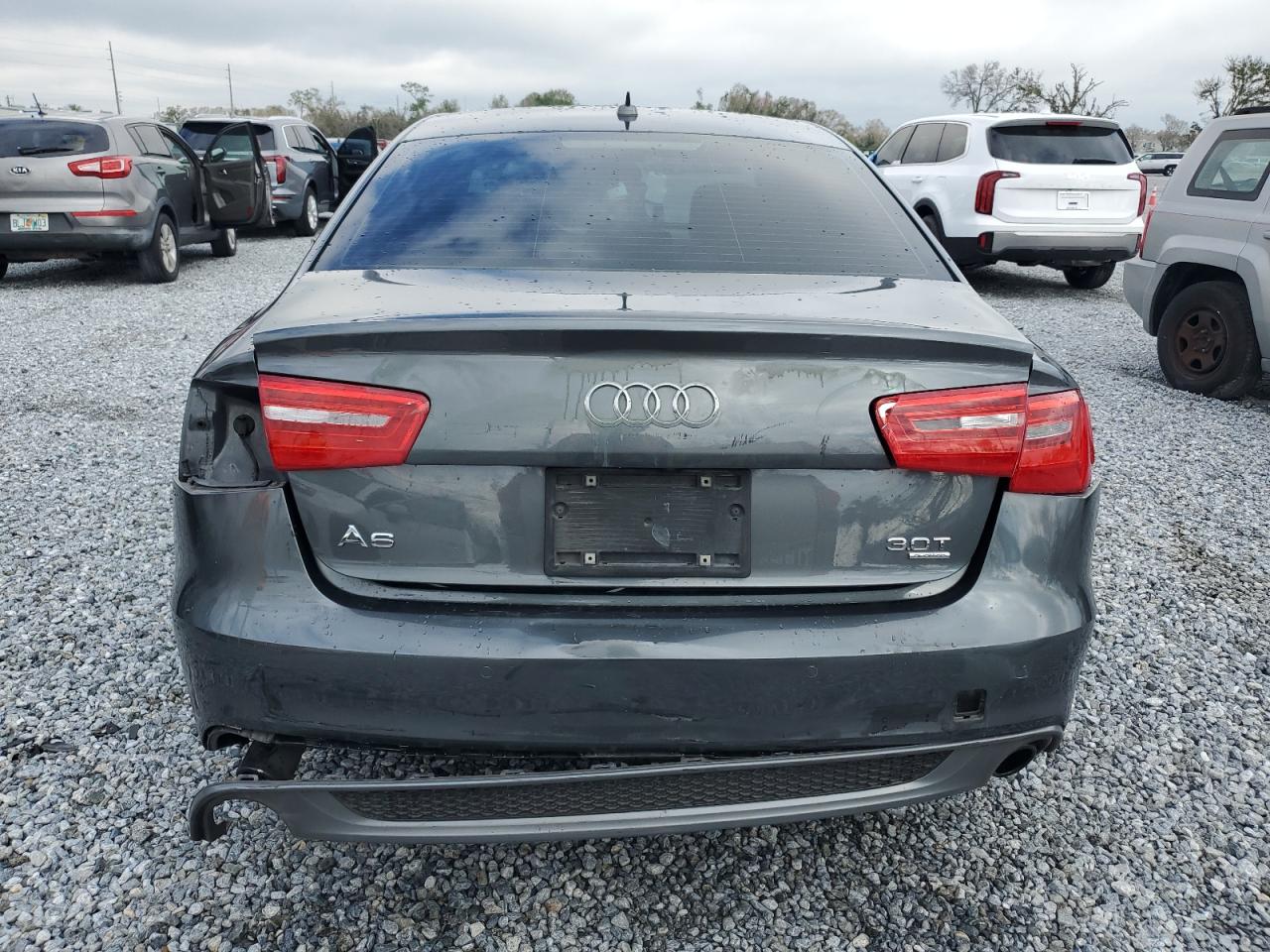 2014 Audi A6 VIN WAUHGAFC3EN087244 Copart auction photo, rear end damage thumbnail 6