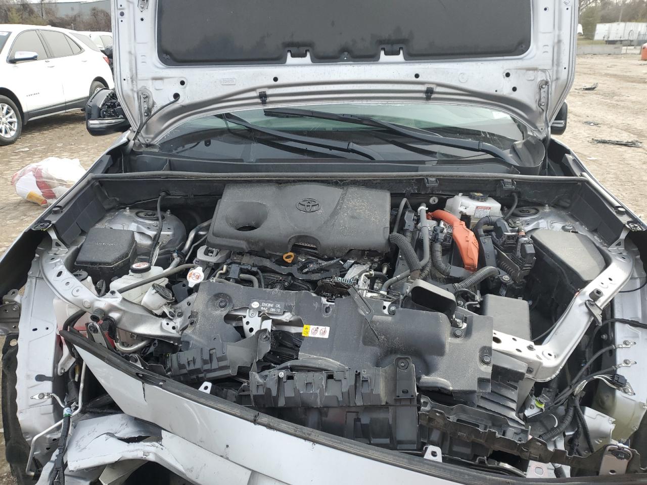 2021 Toyota RAV 4 VIN 4T3E6RFV2MU060908 Copart auction photo, front end / side damage thumbnail 12