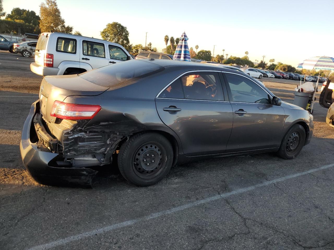 2011 Toyota Camry VIN 4T4BF3EK7BR202656 Copart auction photo, rear end damage thumbnail 3