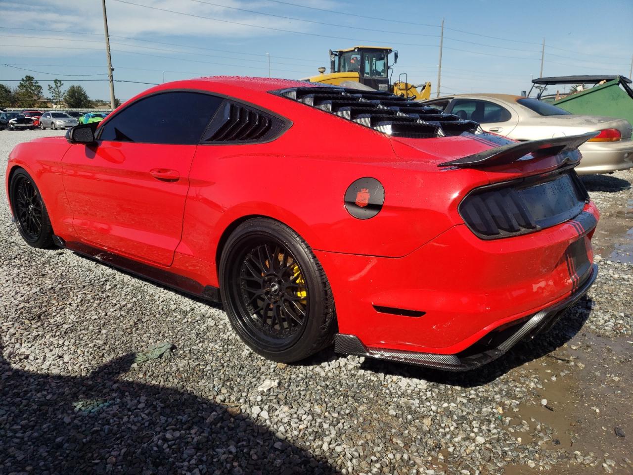 2015 Ford Mustang VIN 1FA6P8AM8F5332100 Copart auction photo, rear end damage thumbnail 2