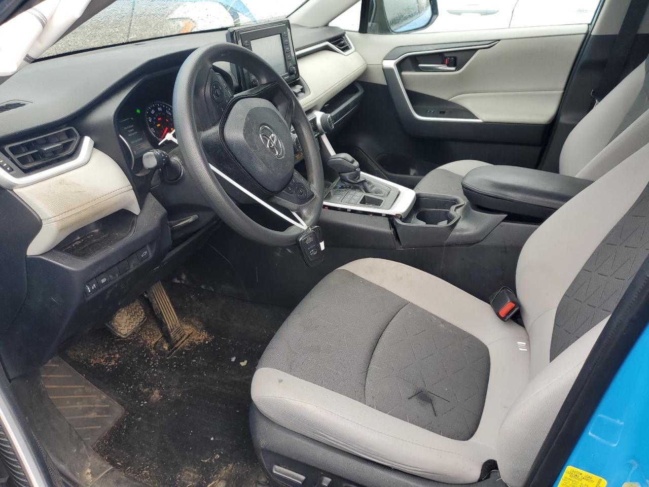 2021 Toyota RAV 4 VIN 2T3P1RFV1MW183090 Copart auction photo, front end / side damage thumbnail 7