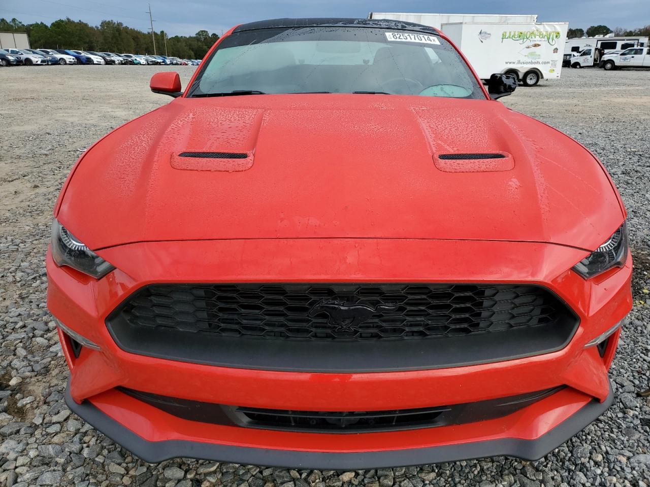 2019 Ford Mustang VIN 1FA6P8TH9K5105508 Copart auction photo, side damage thumbnail 5