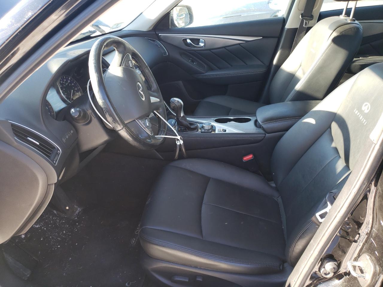 2014 Infiniti Q50 VIN JN1BV7AR8EM693127 Copart auction photo, rear end / mechanical damage thumbnail 7