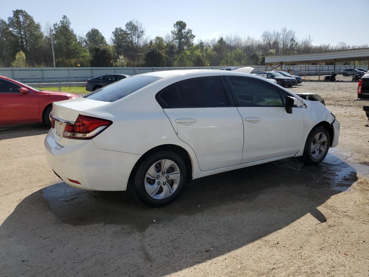 2015 Honda Civic VIN 19XFB2F51FE120604 Copart auction photo, front end / side damage thumbnail 3
