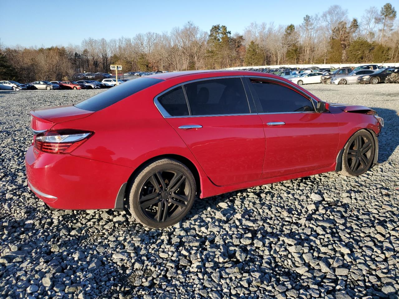 2016 Honda Accord VIN 1HGCR2F55GA193298 Copart auction photo, front end damage thumbnail 3