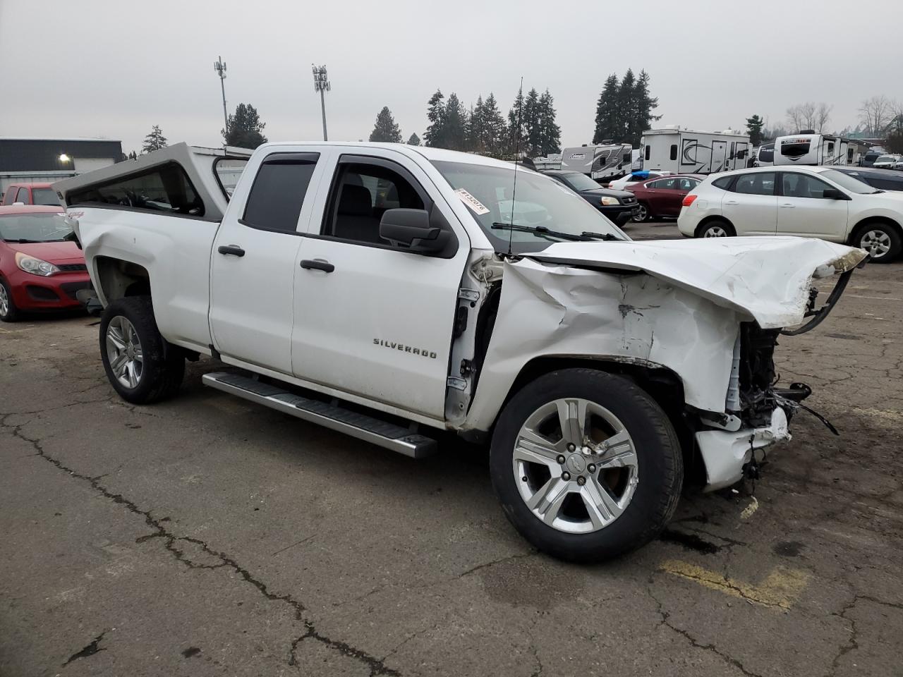 2017 Chevrolet Silverado VIN 1GCVKPEC9HZ149610 Copart auction photo, front end / rear end damage thumbnail 4