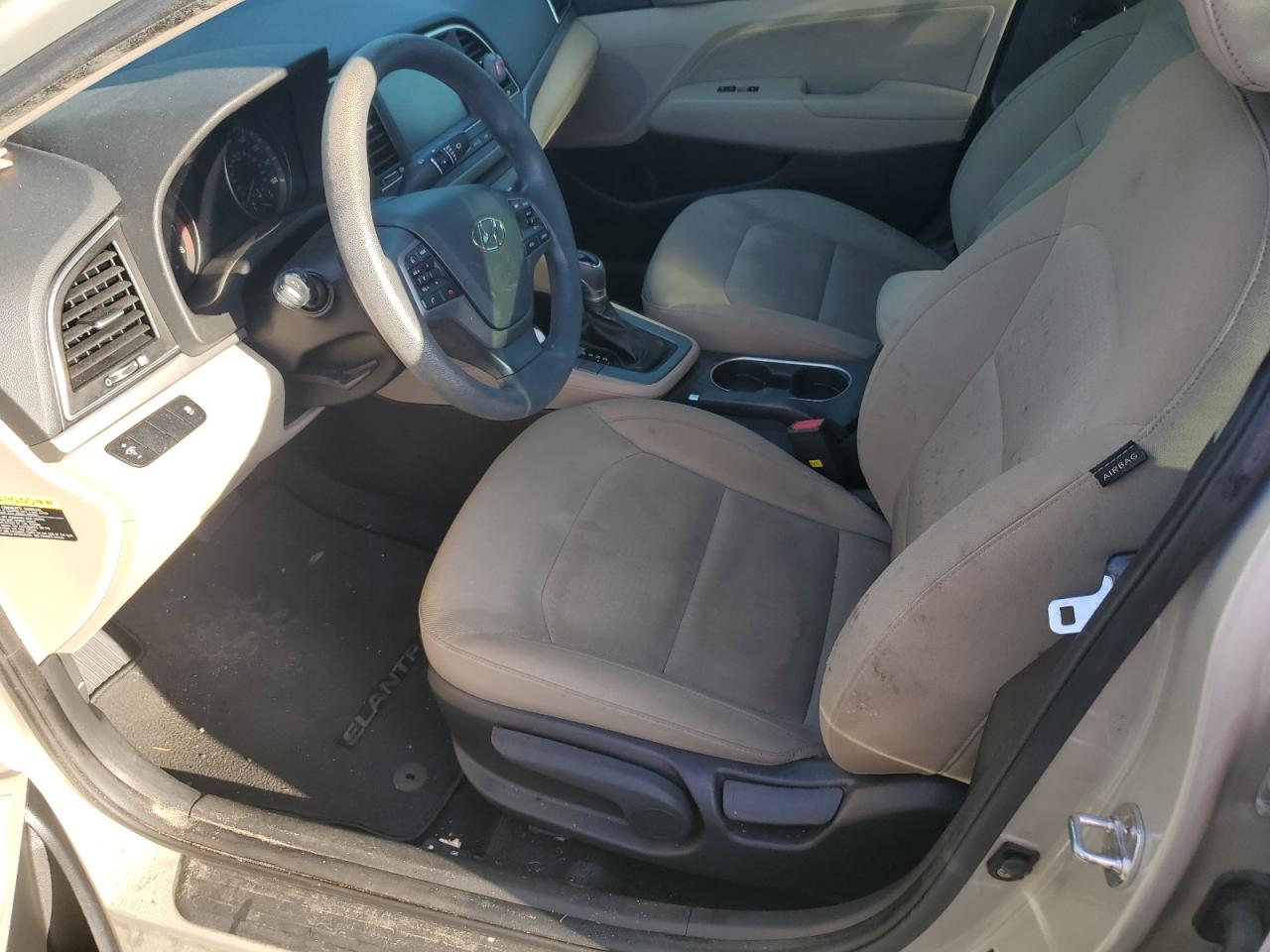 2017 Hyundai Elantra VIN KMHD84LF2HU370075 Copart auction photo, water/flood damage thumbnail 7