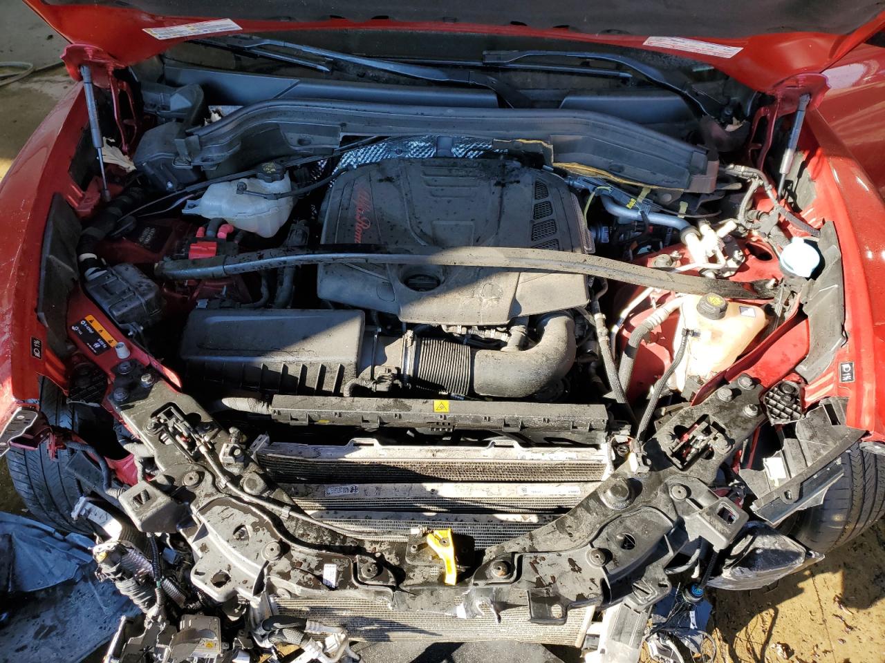 2018 Alfa Romeo Stelvio VIN ZASFAKNN0J7B97419 Copart auction photo, front end / all over damage thumbnail 12