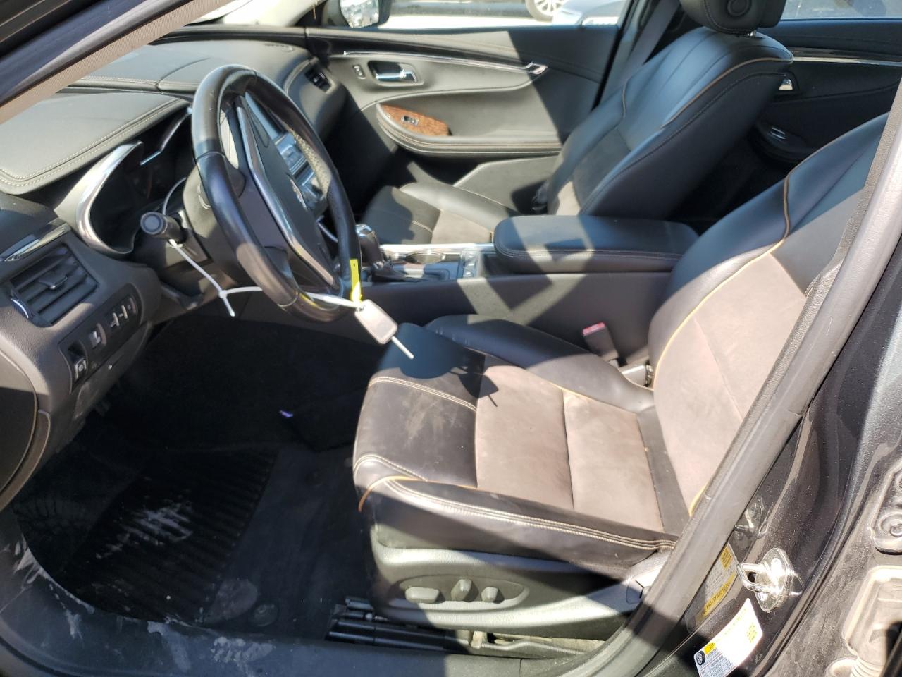2014 Chevrolet Impala VIN 2G1125S35E9115282 Copart auction photo, front end / side damage thumbnail 7