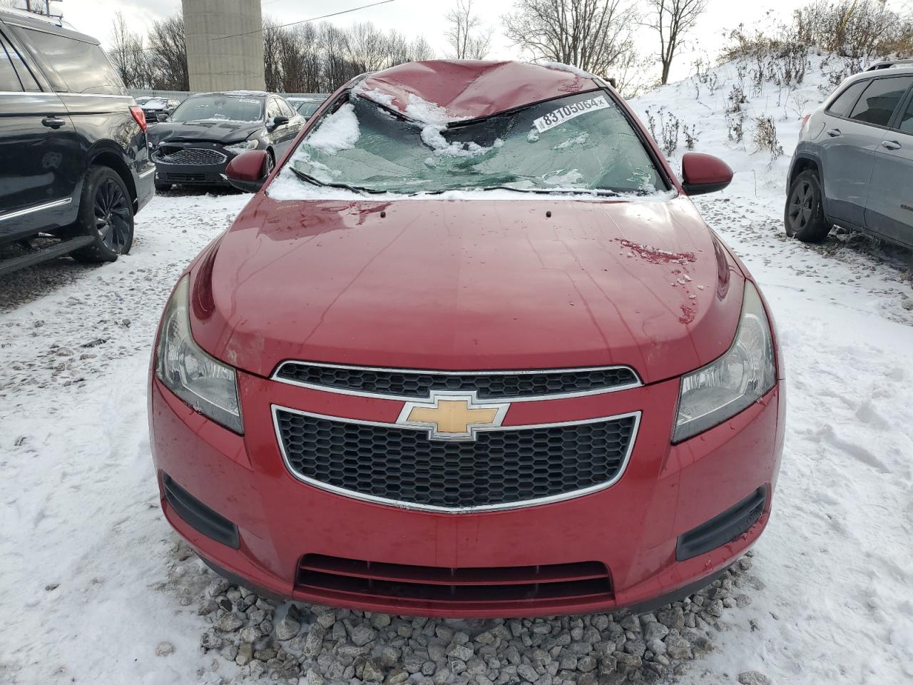 2012 Chevrolet Cruze VIN 1G1PF5SC9C7305406 Copart auction photo, top/roof damage thumbnail 5