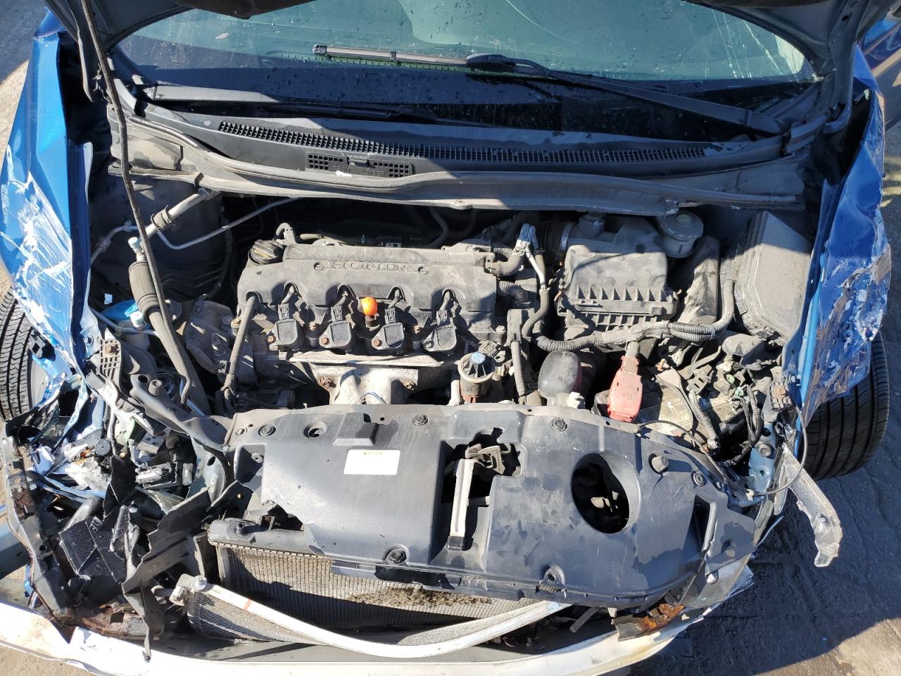 2015 Honda Civic VIN 2HGFB2F82FH557379 Copart auction photo, front end damage thumbnail 11