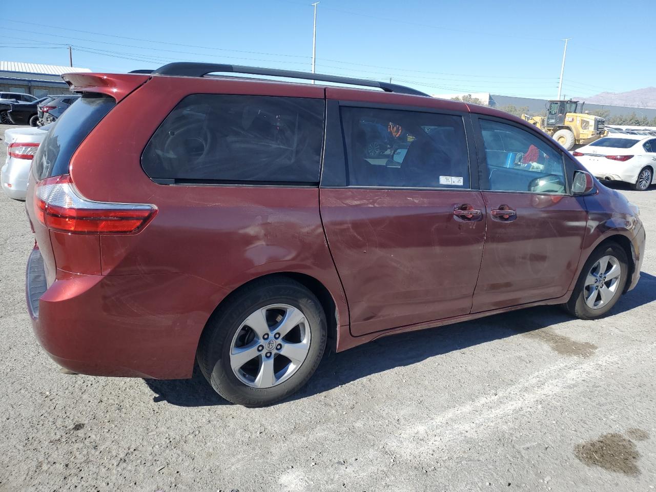 2016 Toyota Sienna VIN 5TDKK3DC4GS714438 Copart auction photo, rear end damage thumbnail 3
