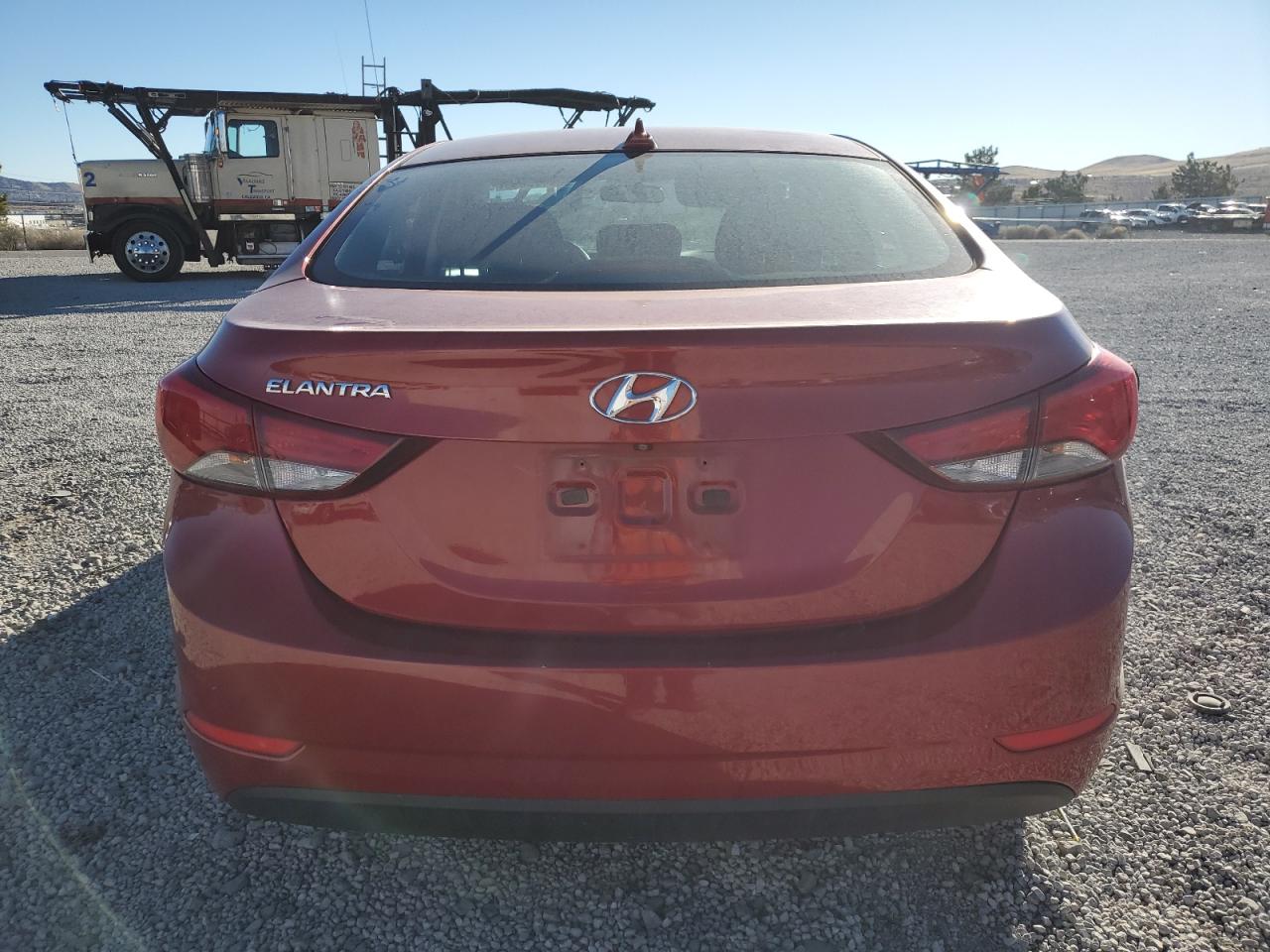 2016 Hyundai Elantra VIN KMHDH4AE2GU584508 Copart auction photo, front end damage thumbnail 6