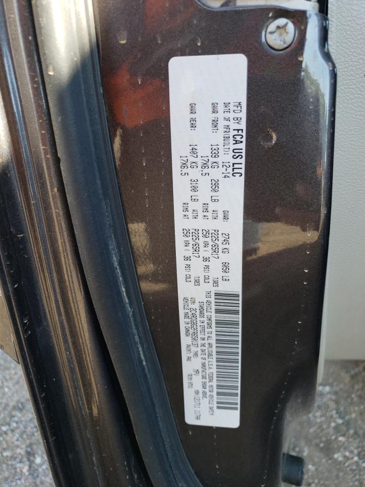 2015 Dodge Caravan VIN 2C4RDGBG2FR650137 Copart auction photo, all over damage thumbnail 14