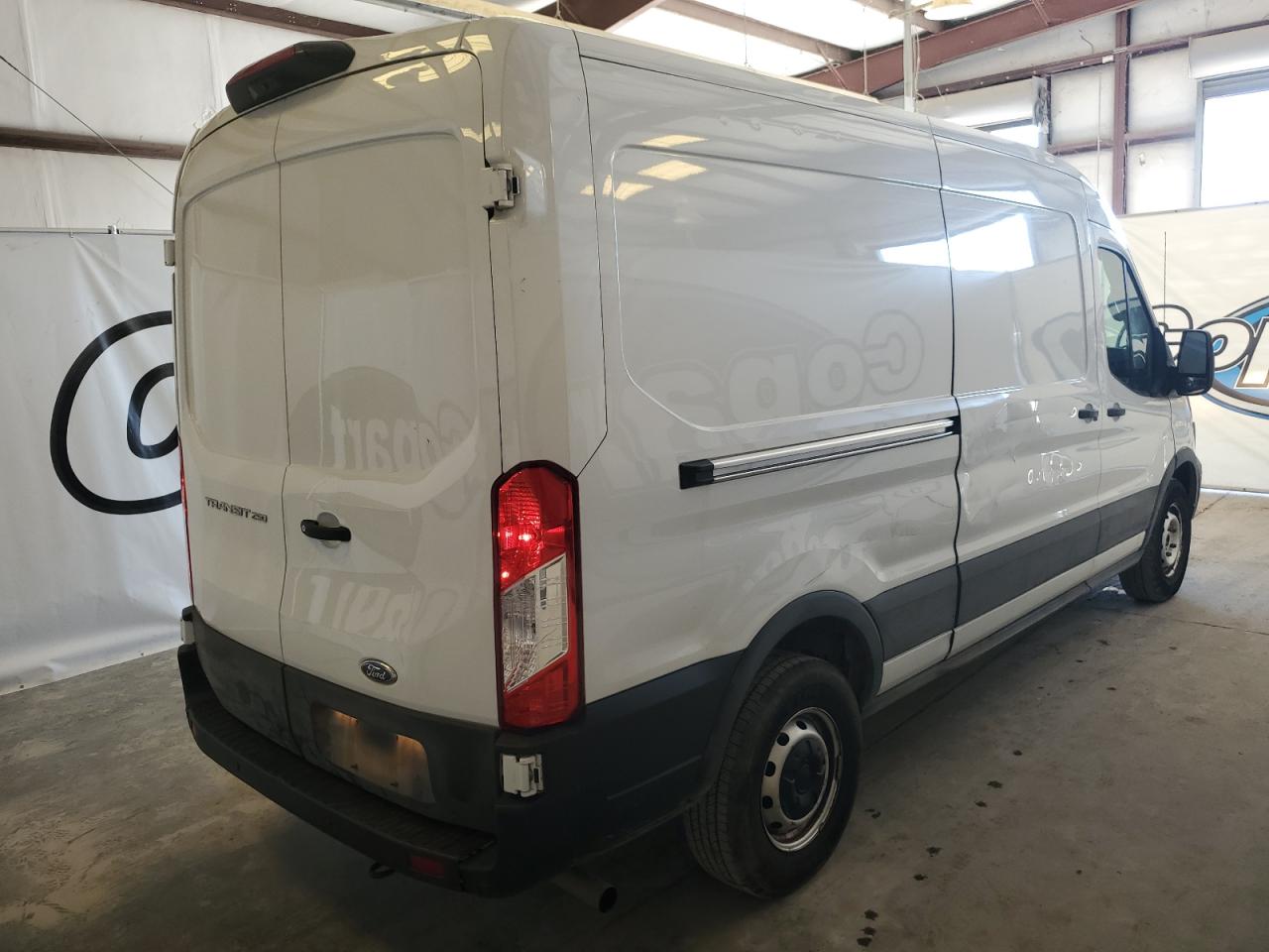 2023 Ford Transit VIN 1FTBR1C82PKB17292 Copart auction photo, all over damage thumbnail 3