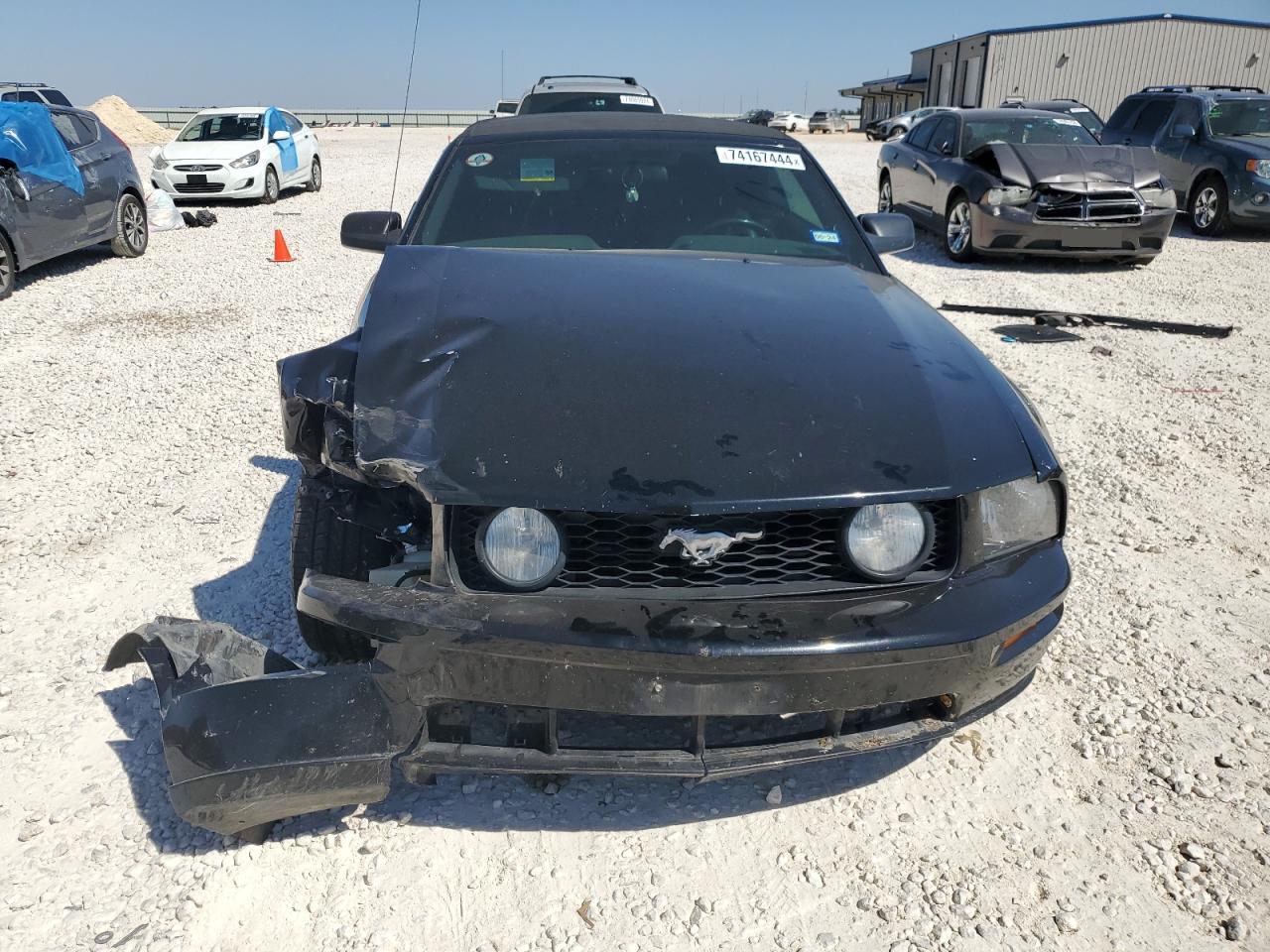 2006 Ford Mustang VIN 1ZVFT85H065196464 Copart auction photo, front end / side damage thumbnail 5