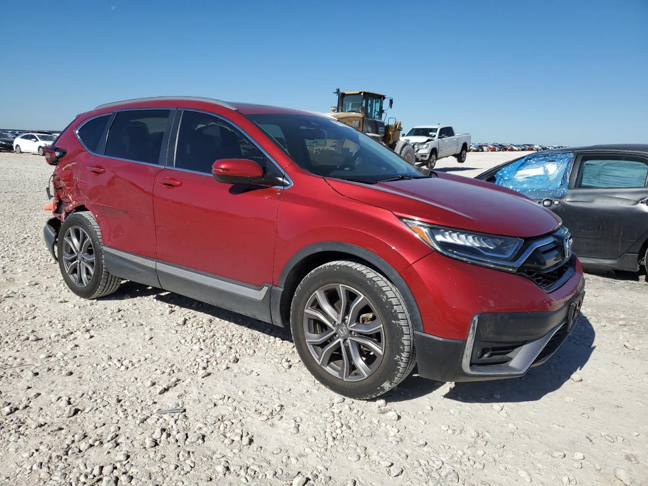 2020 Honda CR-V VIN 2HKRW1H96LH410565 Copart auction photo, side / rear end damage thumbnail 4