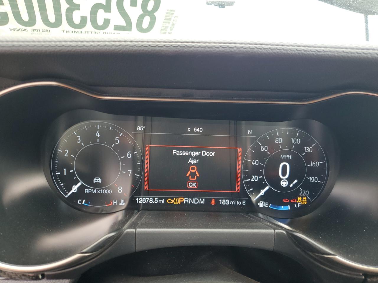 2020 Ford Mustang VIN 1FA6P8SJ6L5502969 Copart auction photo, all over / mechanical damage thumbnail 9