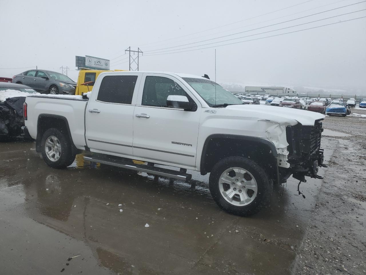 2018 GMC Sierra VIN 3GTU2NEC5JG638298 Copart auction photo, front end damage thumbnail 4