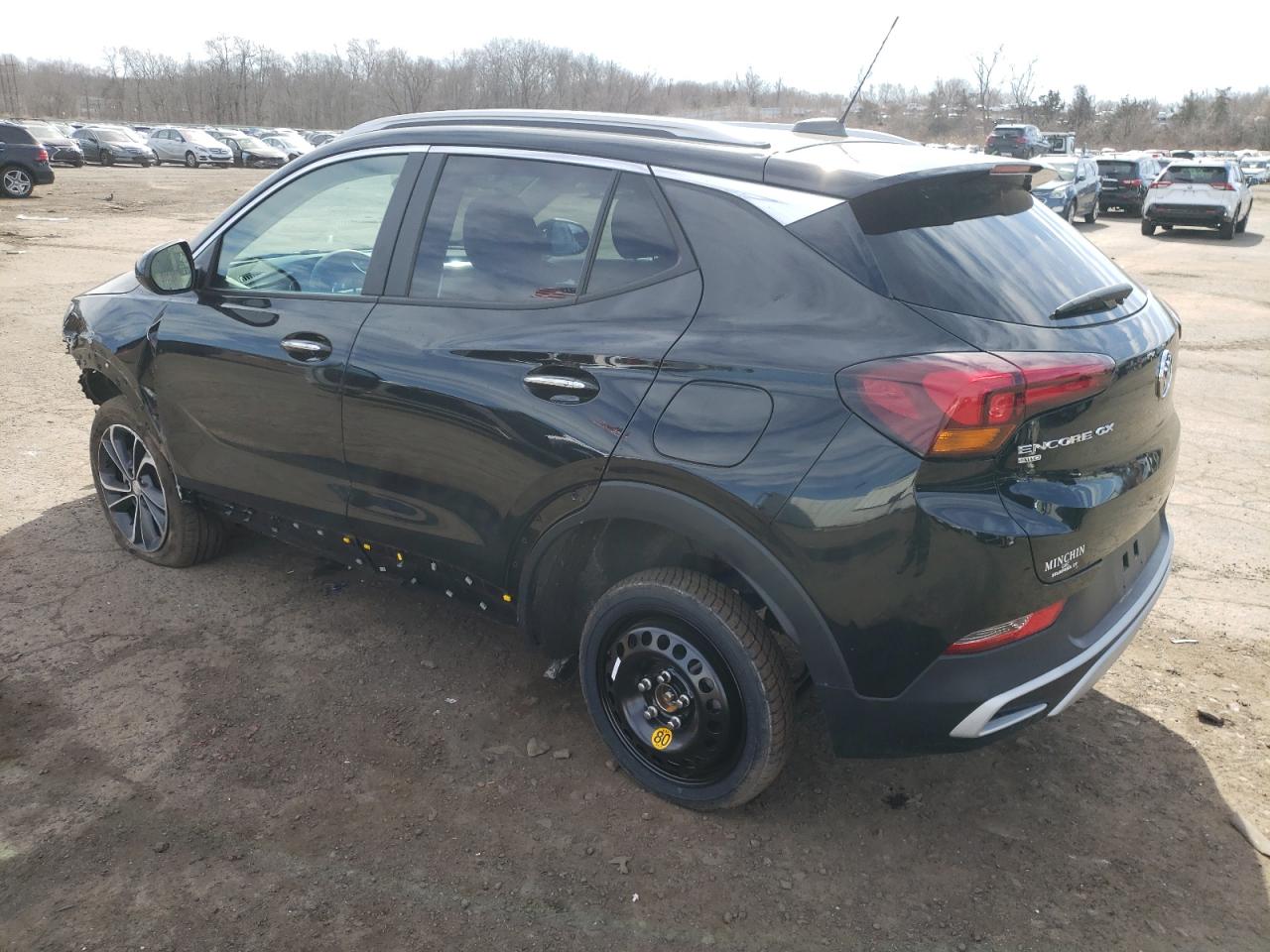 2022 Buick Encore VIN KL4MMESL5NB142084 Copart auction photo, front end / side damage thumbnail 2
