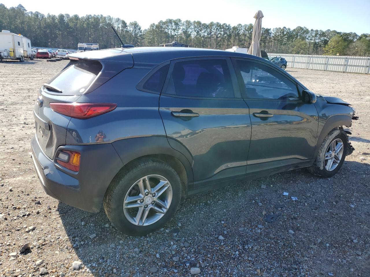 2019 Hyundai Kona VIN KM8K12AAXKU271311 Copart auction photo, front end / side damage thumbnail 3