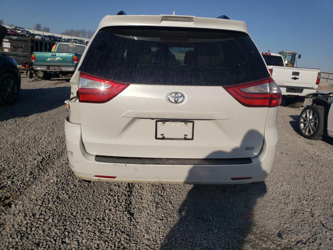 2018 Toyota Sienna VIN 5TDYZ3DC7JS903470 Copart auction photo, rear end damage thumbnail 6