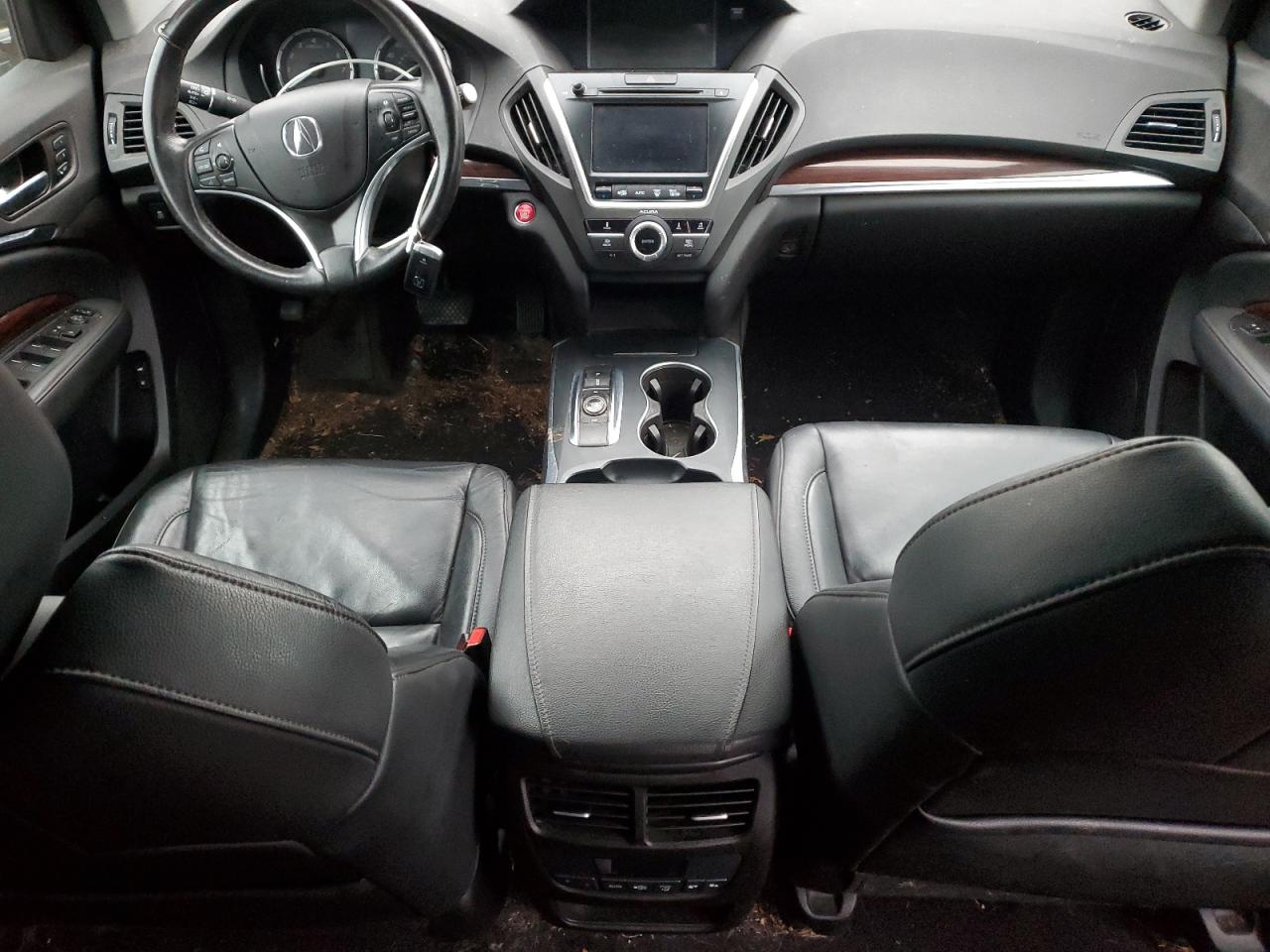 2016 Acura MDX VIN 5FRYD4H23GB060207 Copart auction photo, side / front end damage thumbnail 8