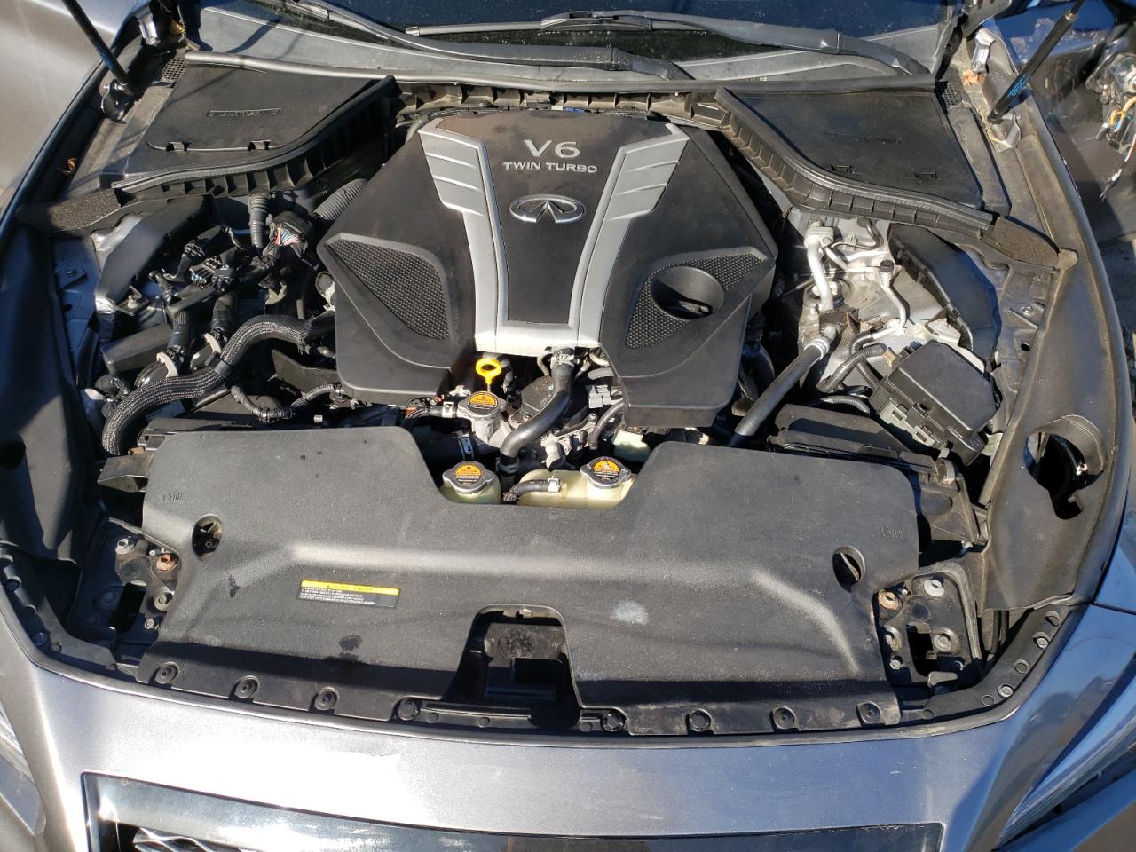 2017 Infiniti Q50 VIN JN1EV7AR9HM837107 Copart auction photo, undercarriage / side damage thumbnail 13