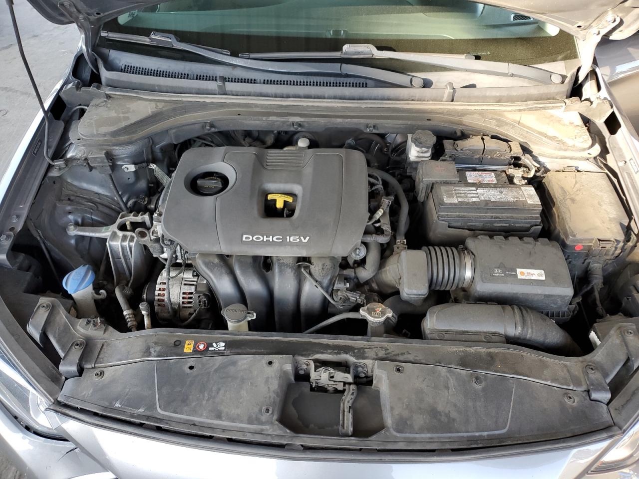 2018 Hyundai Elantra VIN 5NPD84LF5JH270363 Copart auction photo, rear end damage thumbnail 11