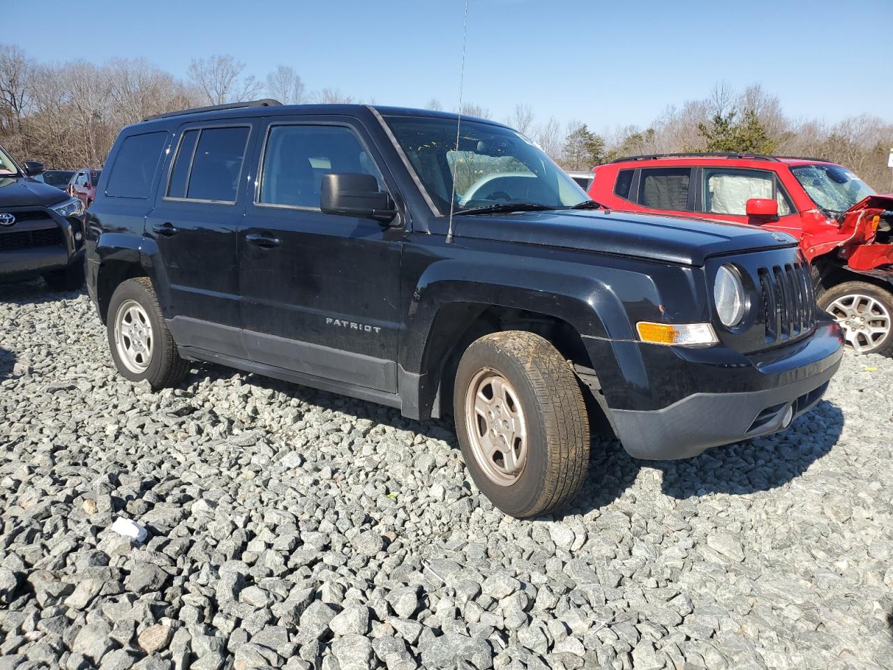 2016 Jeep Liberty (Patriot) VIN 1C4NJPBA9GD769102 Copart auction photo, front end / side damage thumbnail 4