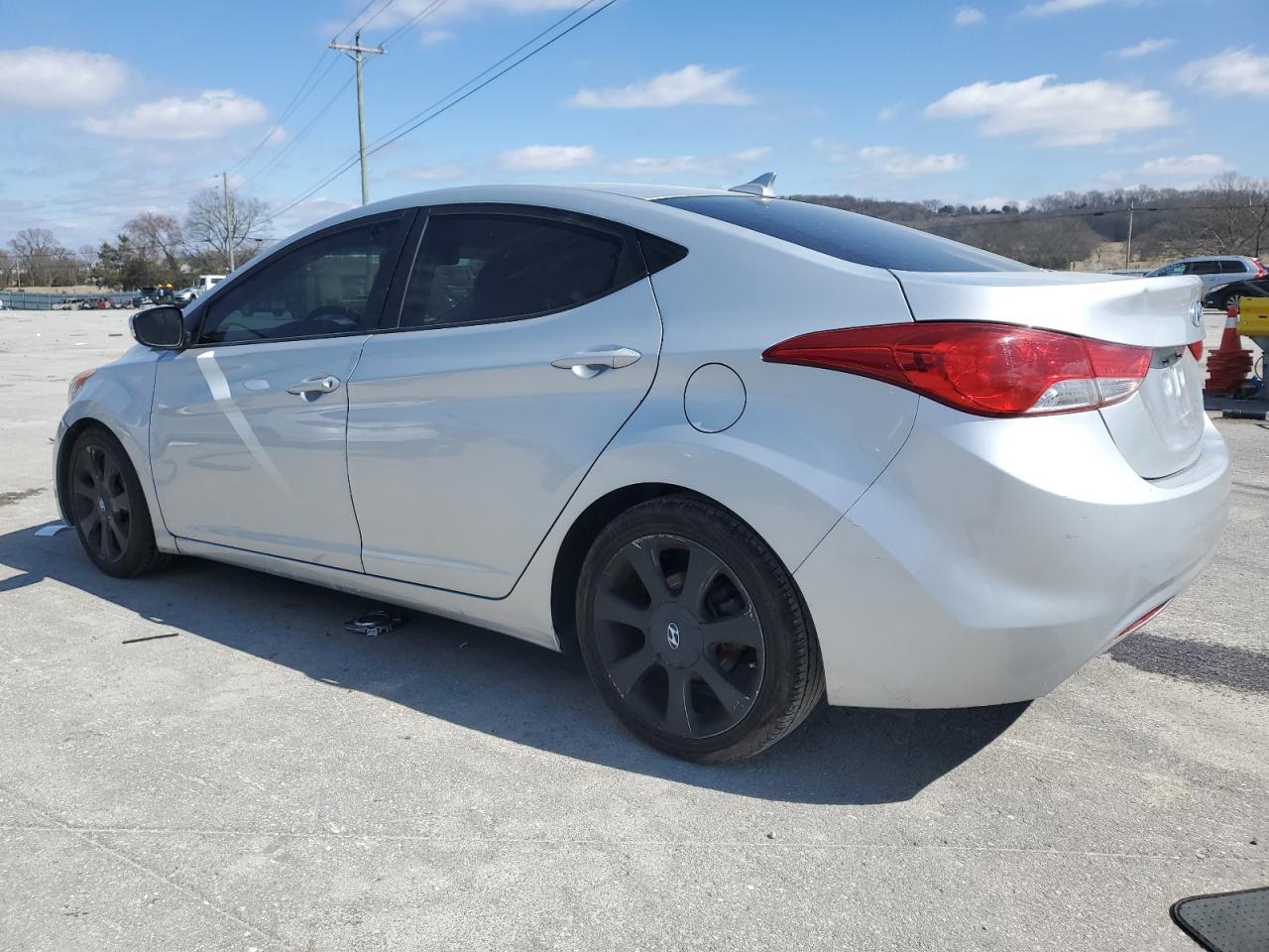 2012 Hyundai Elantra VIN KMHDH4AE0CU267966 Copart auction photo, front end / minor dent/scratches damage thumbnail 2