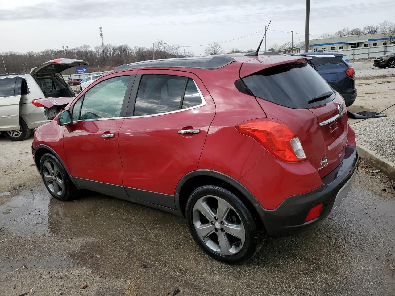 2013 Buick Encore VIN KL4CJCSBXDB133699 Copart auction photo, front end damage thumbnail 2