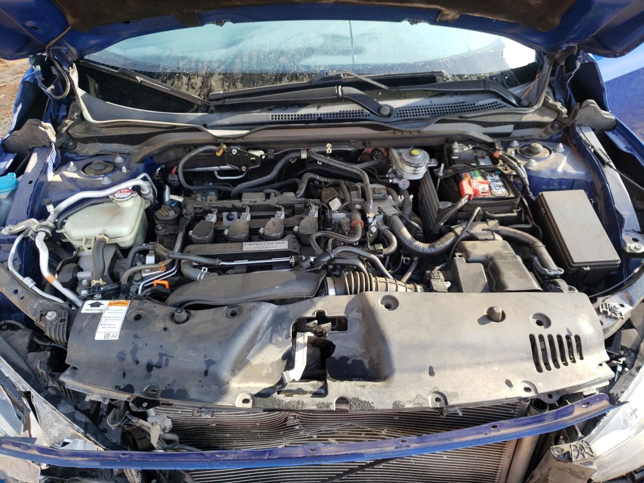 2017 Honda Civic VIN 2HGFC1F34HH653240 Copart auction photo, front end damage thumbnail 12