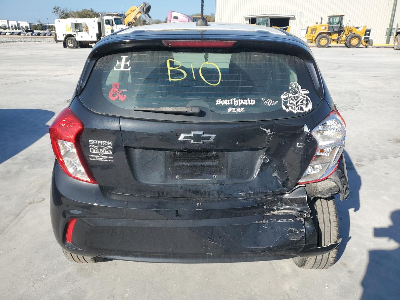 2021 Chevrolet Spark VIN KL8CD6SAXMC712300 Copart auction photo, rear end damage thumbnail 6