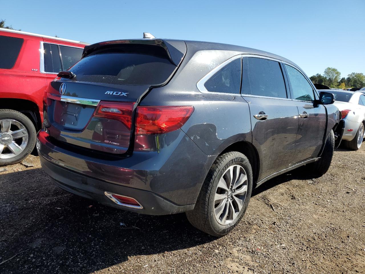 2016 Acura MDX VIN 5FRYD4H4XGB021843 Copart auction photo, front end damage thumbnail 3