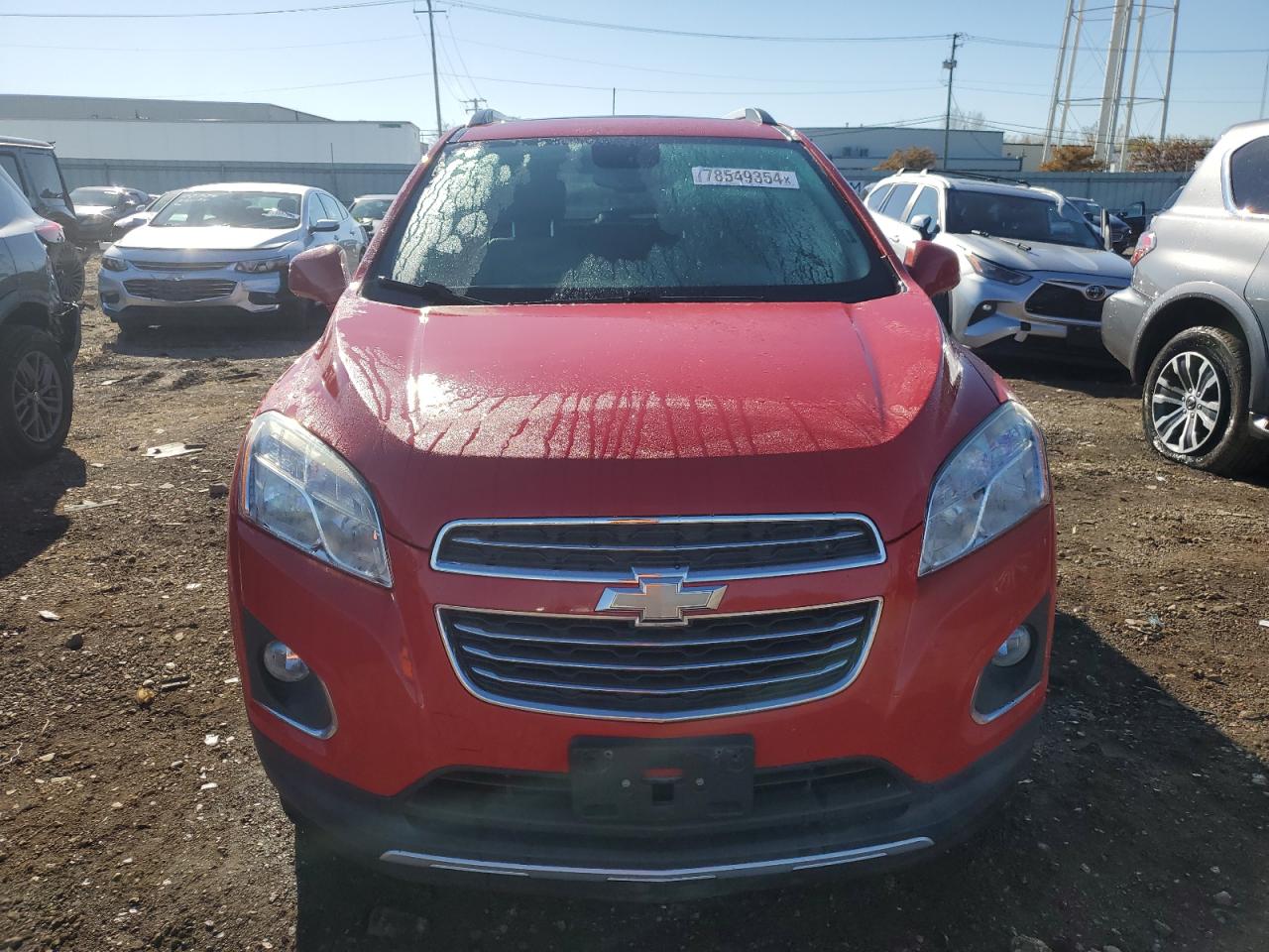 2015 Chevrolet Trax VIN 3GNCJNSBXFL246479 Copart auction photo, side damage thumbnail 5