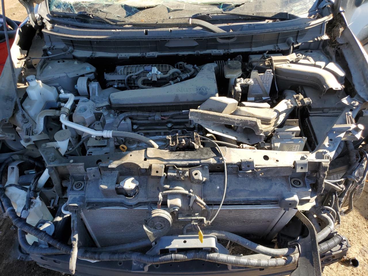 2017 Nissan Rogue VIN JN8AT2MV8HW019874 Copart auction photo, all over damage thumbnail 12