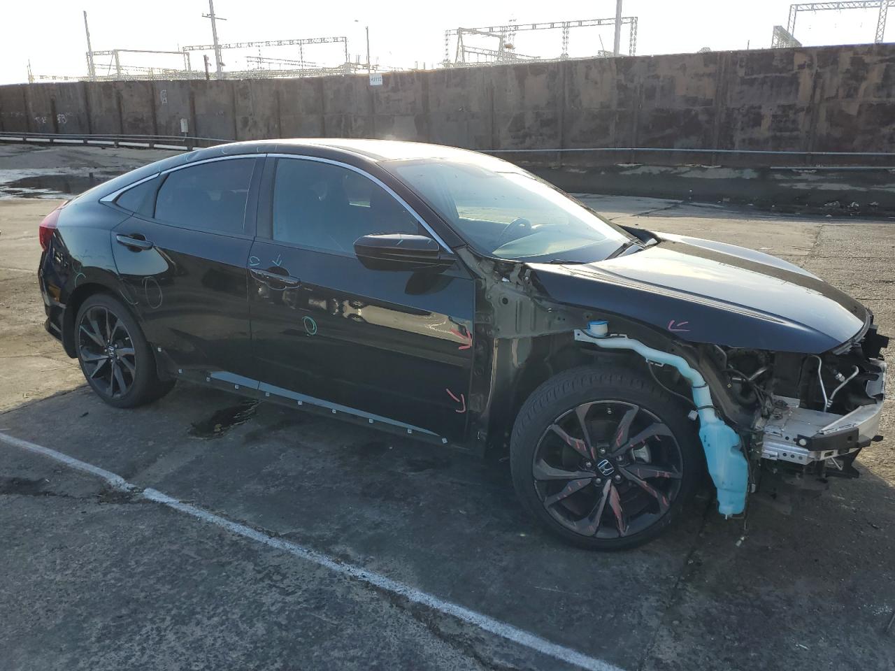 2020 Honda Civic VIN 19XFC2F89LE209288 Copart auction photo, front end damage thumbnail 4