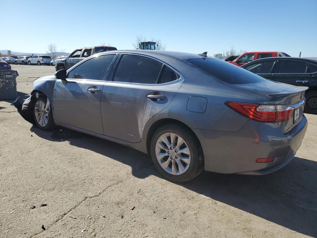 2013 Lexus ES VIN JTHBW1GG5D2025307 Copart auction photo, front end / side damage thumbnail 2