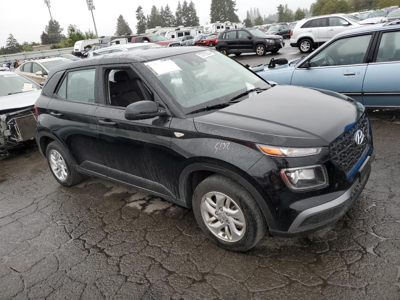 2021 Hyundai Venue VIN KMHRB8A33MU075472 Copart auction photo, rear end / all over damage thumbnail 4