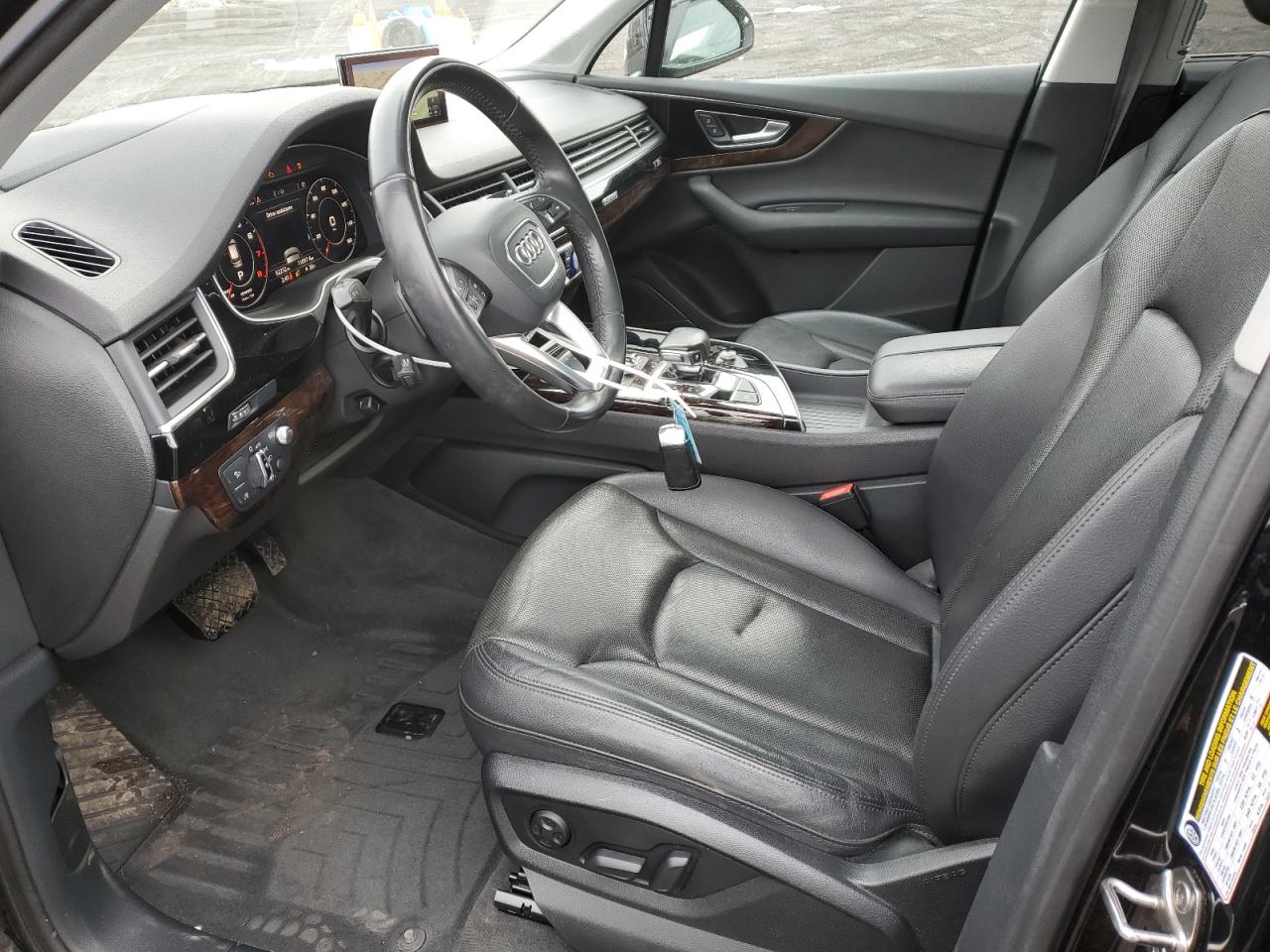 2017 Audi Q7 VIN WA1VAAF78HD035803 Copart auction photo, front end / side damage thumbnail 7