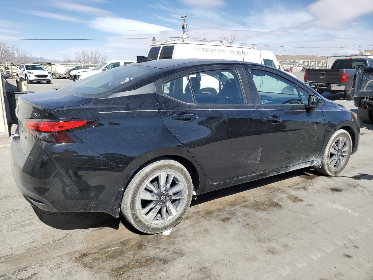 2024 Nissan Versa VIN 3N1CN8EV8RL878280 Copart auction photo, side / rear end damage thumbnail 3