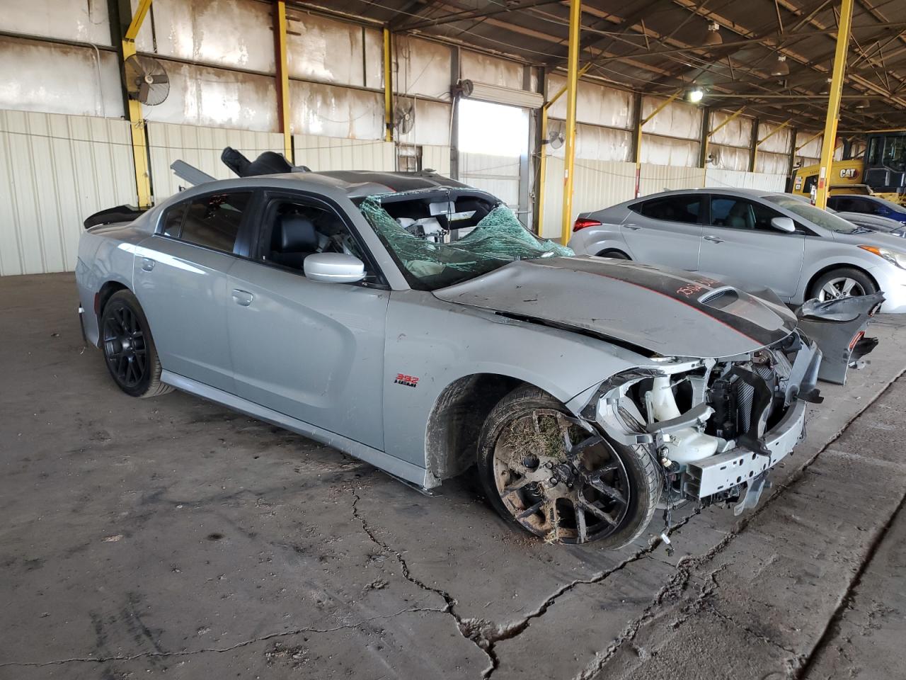 2019 Dodge Charger VIN 2C3CDXGJ3KH564317 Copart auction photo, all over damage thumbnail 4