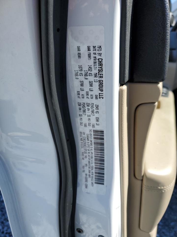2014 Jeep Grand Cherokee VIN 1C4RJEAGXEC137126 Copart auction photo, rear end / front end damage thumbnail 15