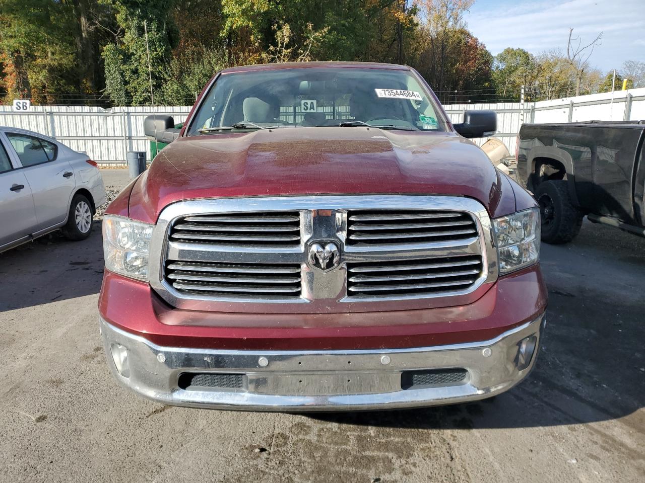 2016 RAM 1500 VIN 1C6RR7GT1GS410267 Copart auction photo, rear end damage thumbnail 5