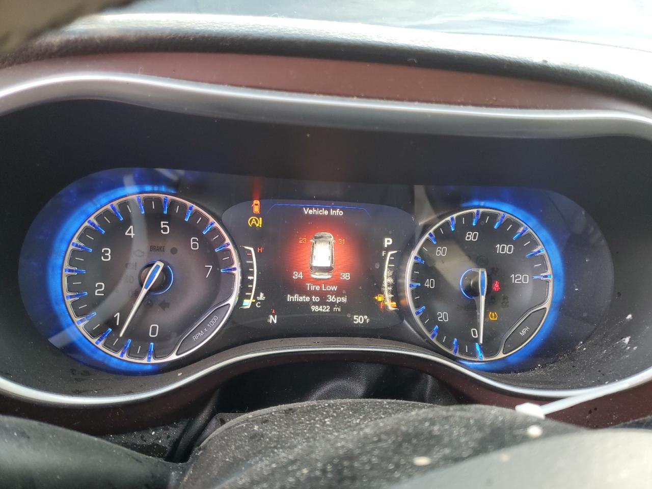 2020 Chrysler Pacifica VIN 2C4RC1GG0LR147923 Copart auction photo, mechanical damage thumbnail 9
