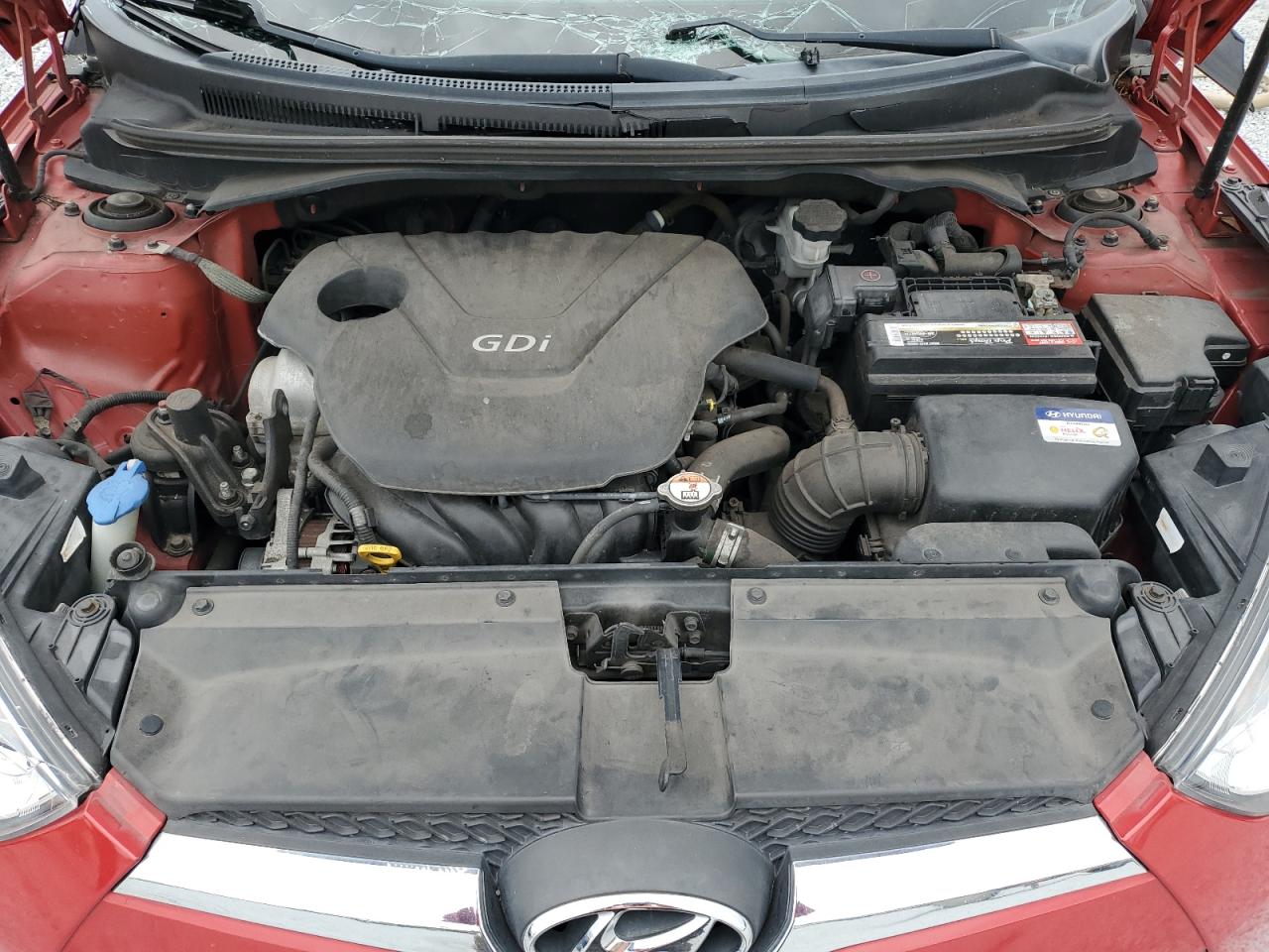 2016 Hyundai Veloster VIN KMHTC6AD1GU284746 Copart auction photo, front end damage thumbnail 12