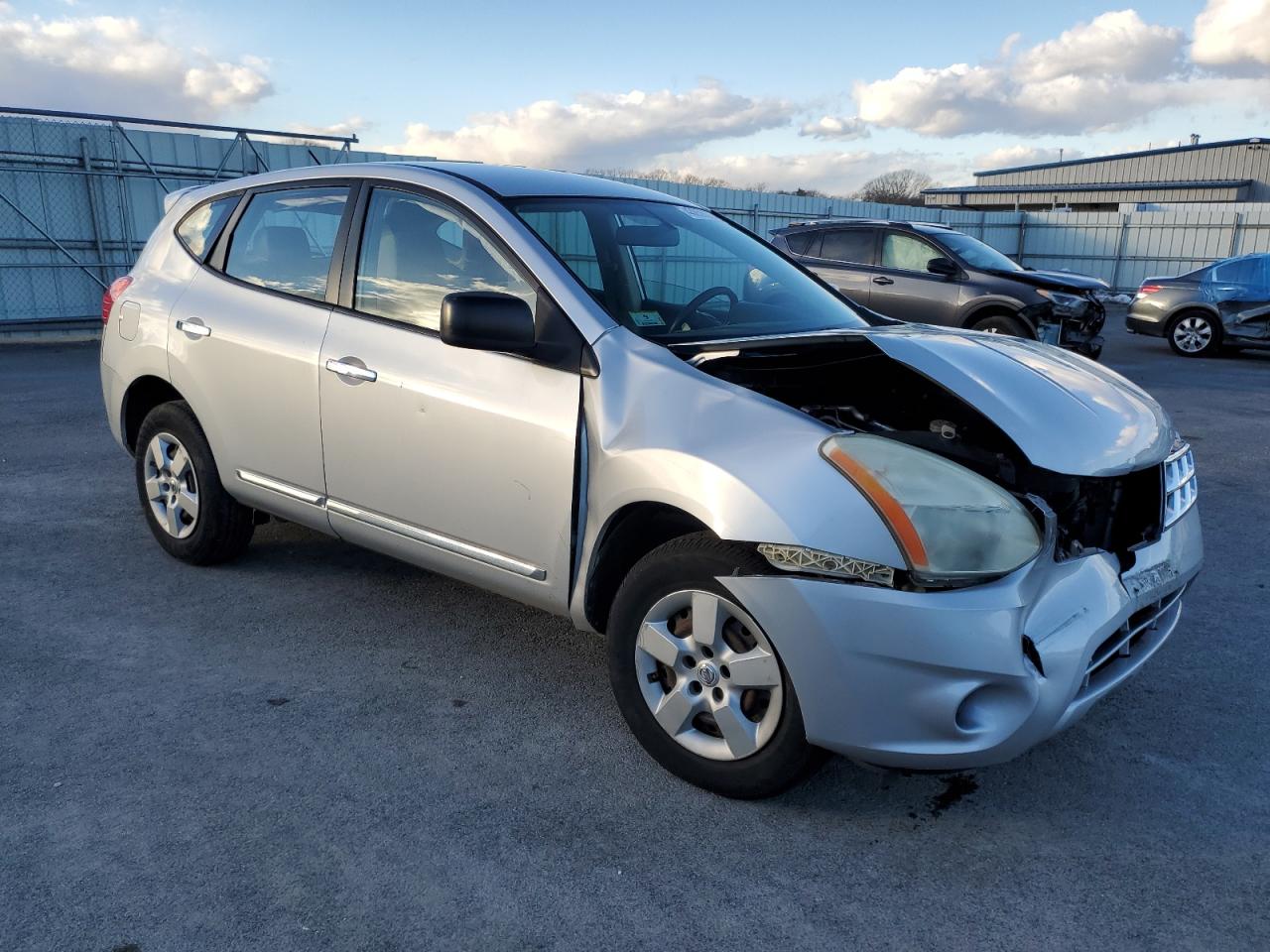 2012 Nissan Rogue VIN JN8AS5MV3CW708296 Copart auction photo, front end / minor dent/scratches damage thumbnail 4