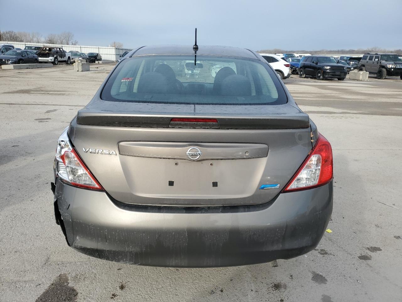 2013 Nissan Versa VIN 3N1CN7AP3DL893604 Copart auction photo, rear end damage thumbnail 6
