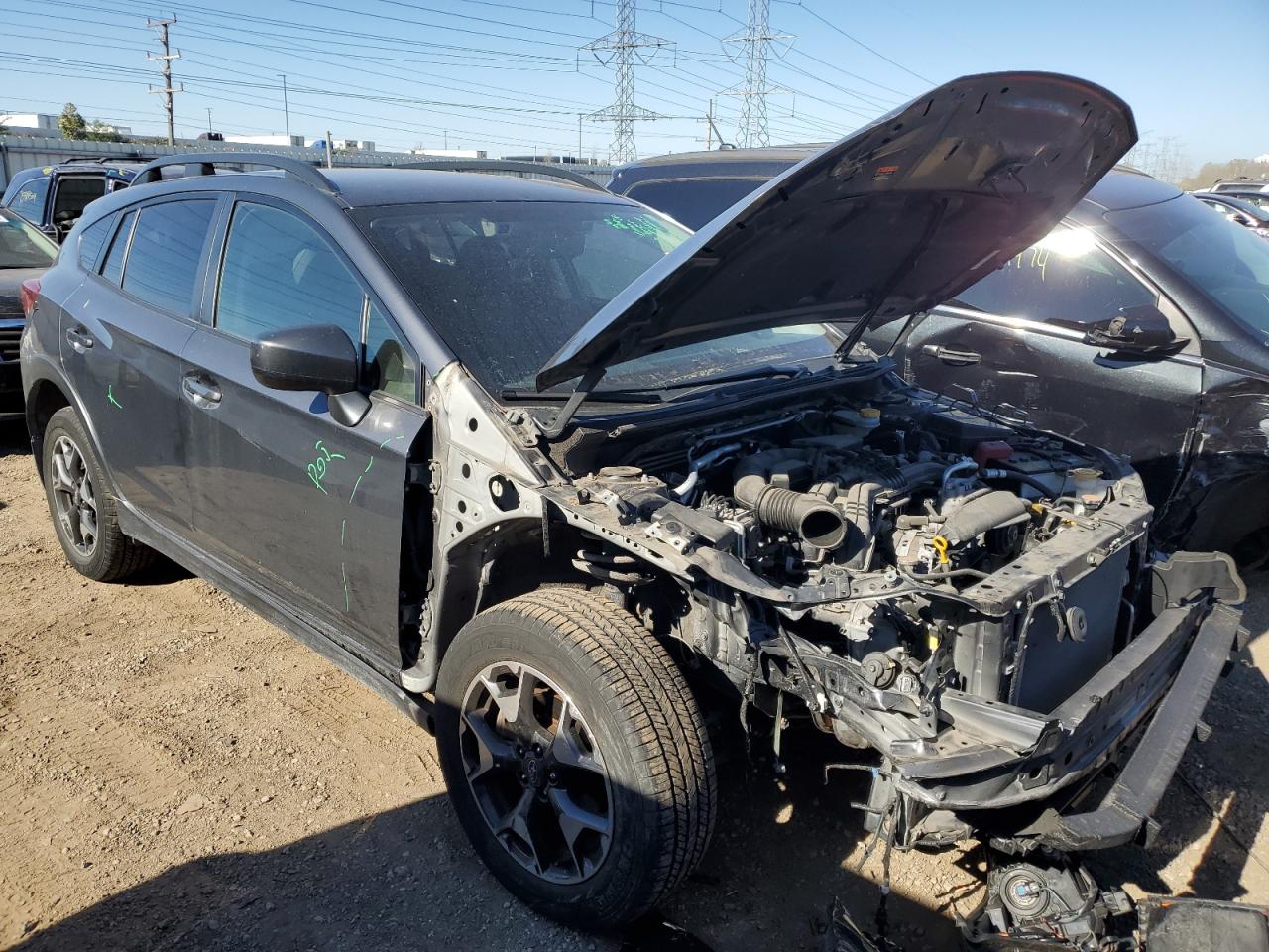 2020 Subaru XV VIN JF2GTAPC5L8218728 Copart auction photo, front end damage thumbnail 4